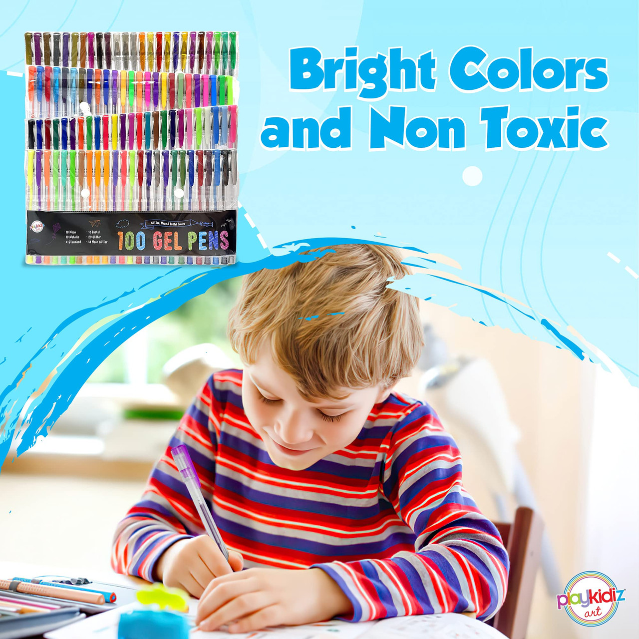 53 Arts Neon Pens For Drawing Sketching Designing Art Craft School (Glitter  Neon Colour Pen Set)|Black|Fine|Black : Amazon.in: Home & Kitchen